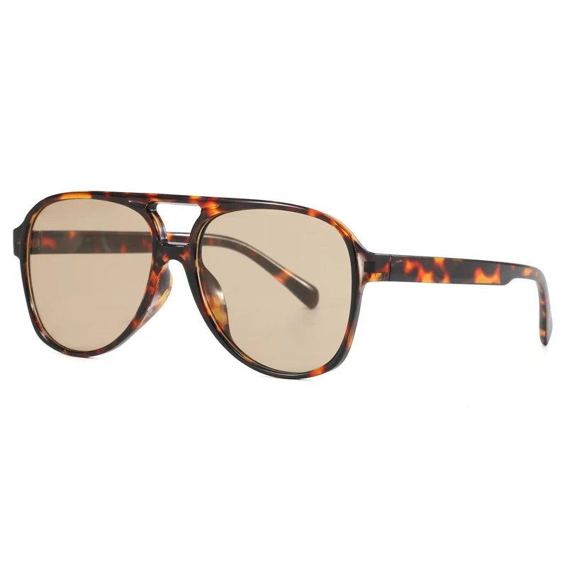 Lunettes de soleil carrées oversize pour femme – Verres dégradés UV400