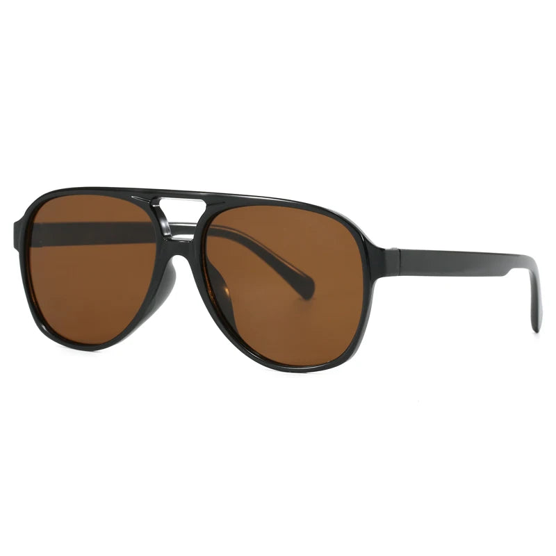 Lunettes de soleil carrées oversize pour femme – Verres dégradés UV400