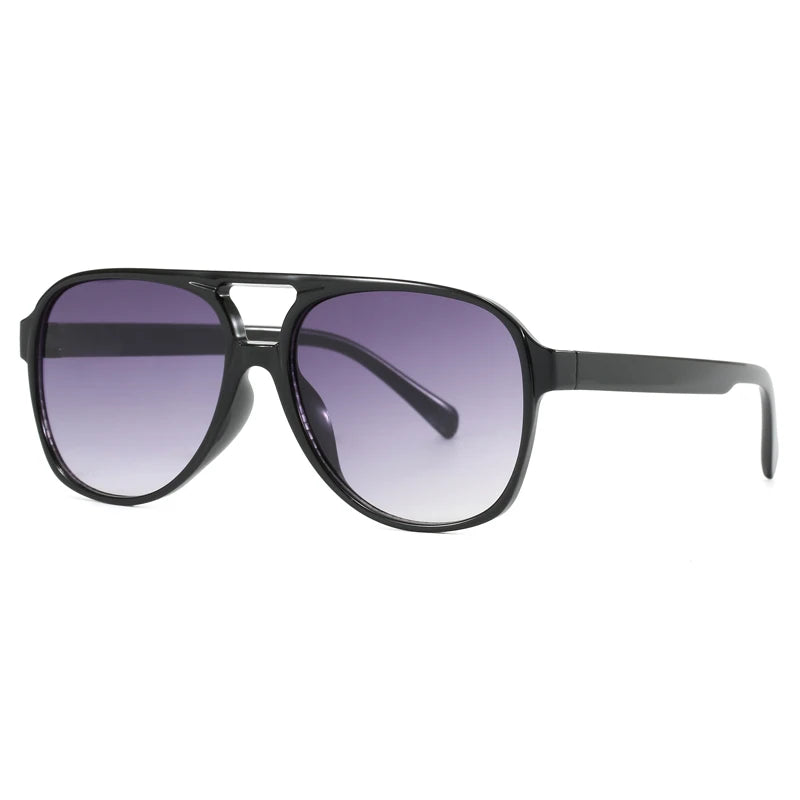 Lunettes de soleil carrées oversize pour femme – Verres dégradés UV400