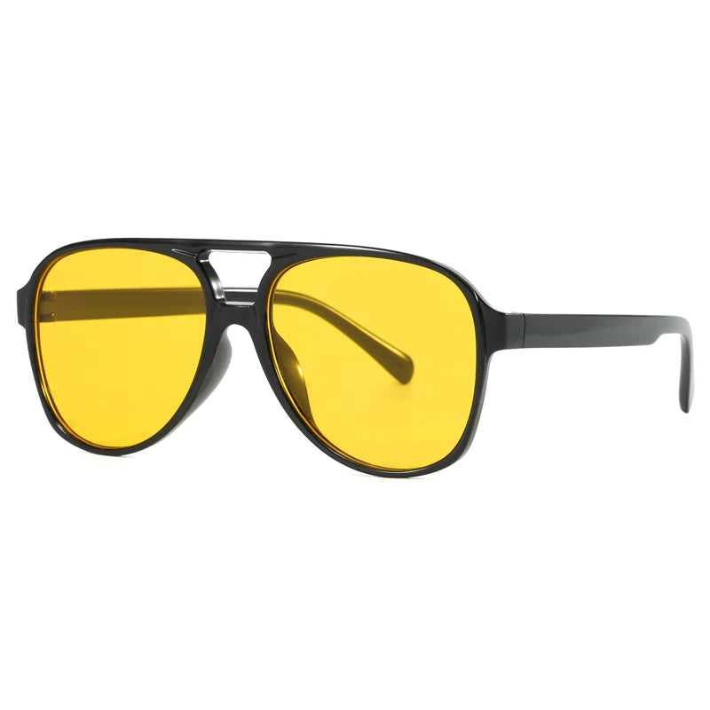 Lunettes de soleil carrées oversize pour femme – Verres dégradés UV400