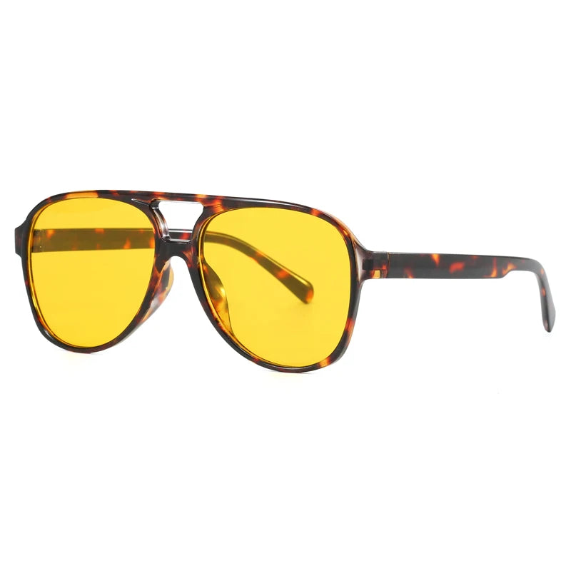 Lunettes de soleil carrées oversize pour femme – Verres dégradés UV400