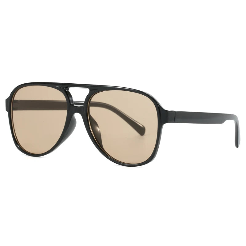 Lunettes de soleil carrées oversize pour femme – Verres dégradés UV400